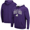 COLOSSEUM COLOSSEUM PURPLE TCU HORNED FROGS RESISTANCE PULLOVER HOODIE