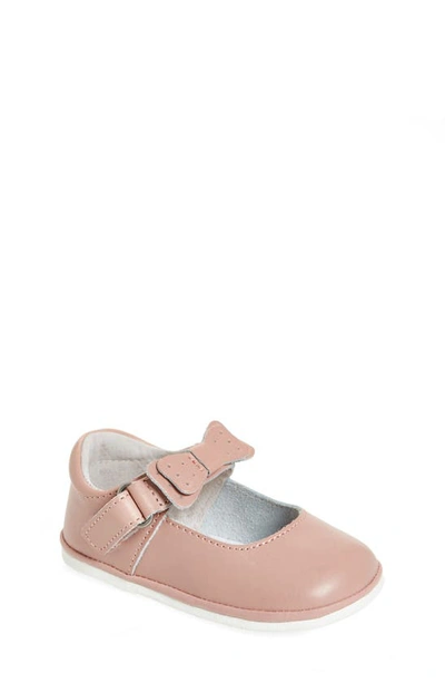 L'amour Kids' Ava Bow Mary Jane In Pink