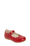 L'amour Kids' Sonia Mary Jane Flat In Red