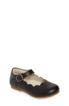 L'amour Kids' Sonia Mary Jane Flat In Black