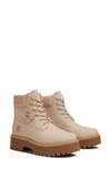 Timberland Stone Street 6-inch Waterproof Lace-up Leather Boot In Pink