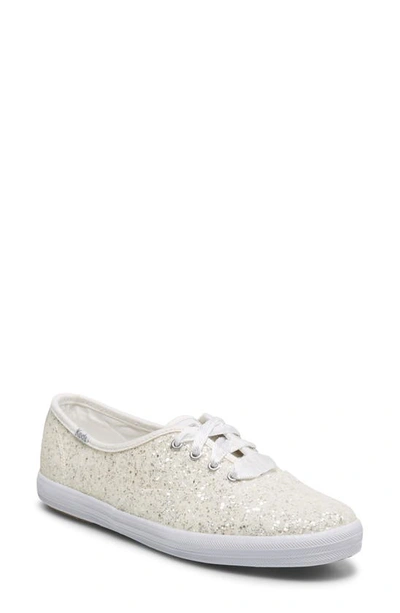 Keds Champion Glitter Trainer In White