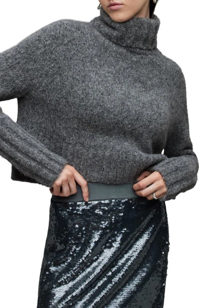 Allsaints Josephine Sweater In Grey Marl