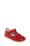 L'amour Kids' Alix Wedge Mary Jane In Red