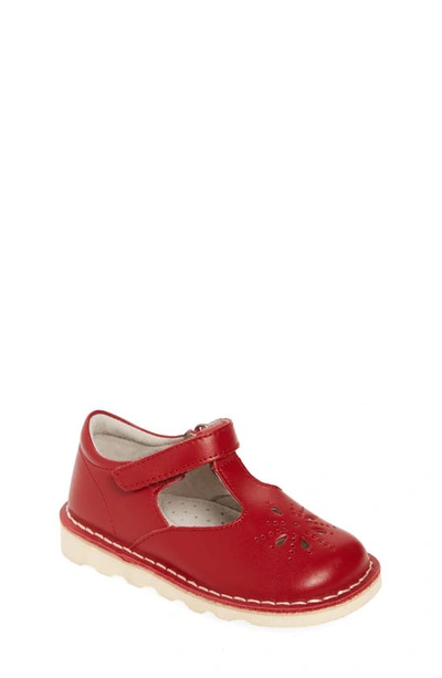 L'amour Kids' Alix Wedge Mary Jane In Red