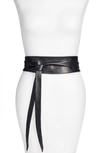 Ada Classic Wrap Belt In Black