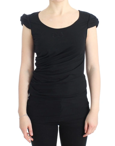 Cavalli Women Cotton Top In Black