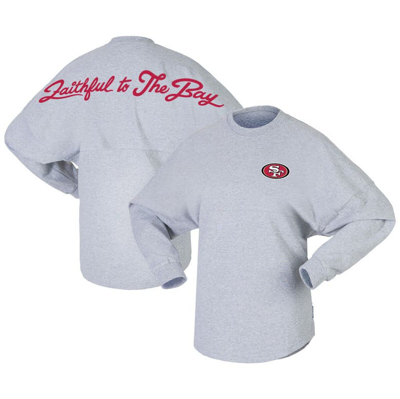 Spirit Jersey Heather Gray San Francisco 49ers Faithful To The Bay T-shirt