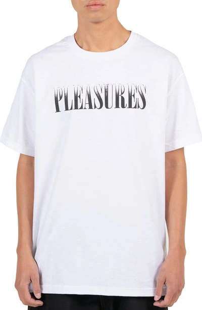 Pleasures Crumble Graphic T-shirt In White