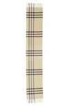 Burberry Giant Icon Check Cashmere Scarf In Hunter