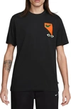 Nike Quilt Appliqué Graphic T-shirt In Black