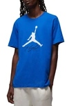 Jordan Jumpman Flight Graphic T-shirt In Game Royal/ White