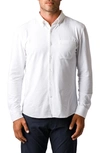 Western Rise X Performance Cotton Blend Button-down Shirt In White