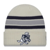 New Era Cream Dallas Cowboys Vintage Cuffed Knit Hat In Cream