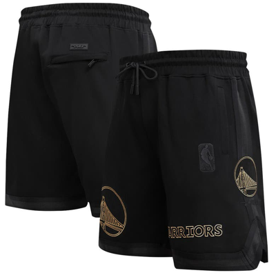 Pro Standard Black Golden State Warriors Shorts