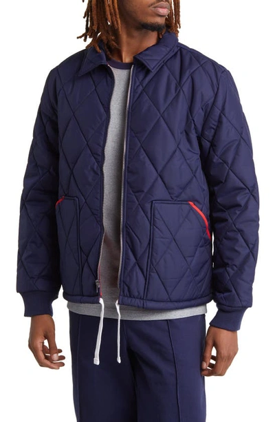 Puma X Noah Quilted Water Repellent Jacket In Blue