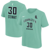 OUTERSTUFF YOUTH BREANNA STEWART MINT NEW YORK LIBERTY REBEL EDITION NAME & NUMBER T-SHIRT