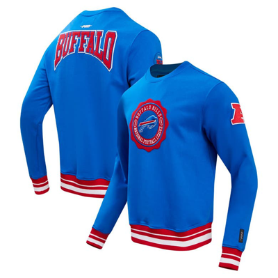 Pro Standard Royal Buffalo Bills Crest Emblem Pullover Sweatshirt