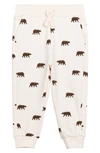 MILES THE LABEL MILES THE LABEL GRIZZLY PRINT ORGANIC COTTON TERRY JOGGERS