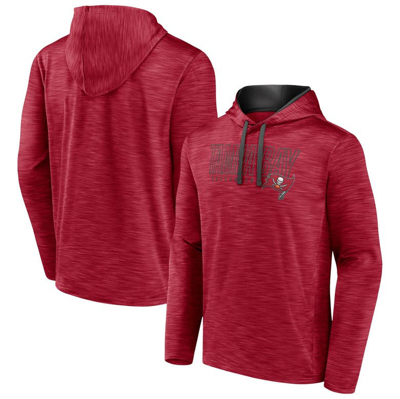 Fanatics Branded Heather Red Tampa Bay Buccaneers Hook And Ladder Pullover Hoodie