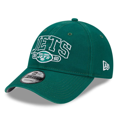 New Era Green New York Jets Outline 9forty Snapback Hat