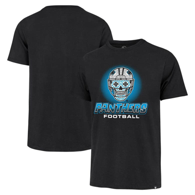 47 ' Black Carolina Panthers Sugar Skull T-shirt