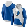 FANATICS FANATICS BRANDED  NAVY/SILVER DALLAS MAVERICKS BIG & TALL PRIMARY ARCTIC PULLOVER HOODIE