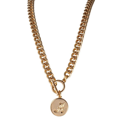 Shelby & Grace Alabama Crimson Tide Ramsey Gold Necklace