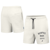 Staple Nba X  Cream Memphis Grizzlies Heavyweight Fleece Shorts In Cream
