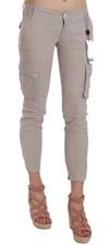 Dolce & Gabbana Casual Fitted Khaki Trousers Pants In Khaki