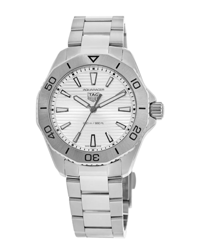 Tag Heuer Wbp1111.ba0627 Aquaracer Stainless Steel Automatic Watch In Silver