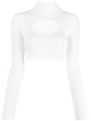 COURRÈGES CUT-OUT LONG-SLEEVES JUMPER