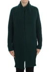Dolce & Gabbana Green Knitted Cashmere Cardigan In Green
