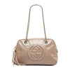 GUCCI GUCCI SOHO PINK LEATHER SHOULDER BAG (PRE-OWNED)