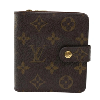 Pre-owned Louis Vuitton Viennois Brown Canvas Wallet  ()