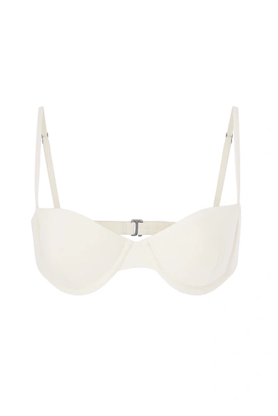 Anemos The Balconette Underwire Bikini Top In White