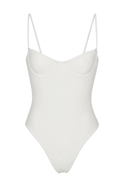 Anemos The Balconette Underwire One-piece In White