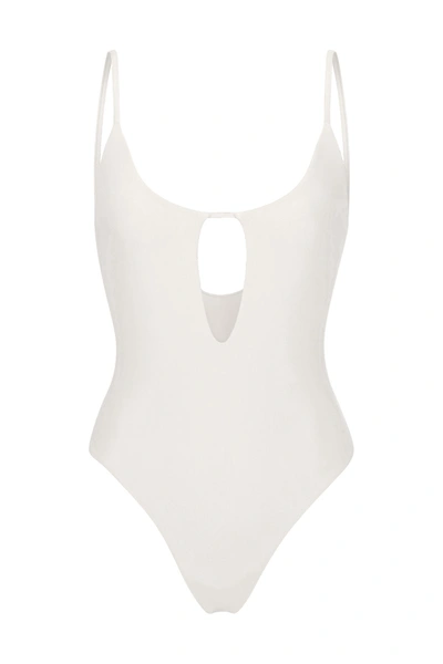 Anemos The Keyhole One-piece In White
