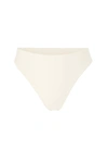 Anemos The Midi High-cut Bikini Bottom In White