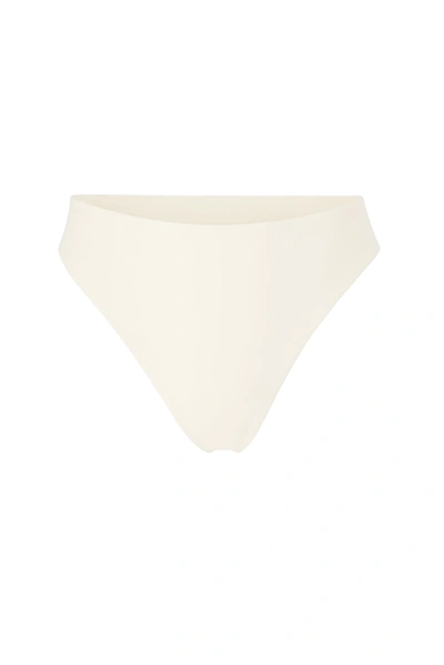 Anemos The Midi High-cut Bikini Bottom In White