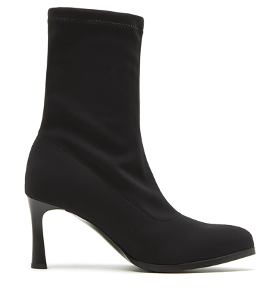La Canadienne Evelyn Stretch Fabric Bootie In Black