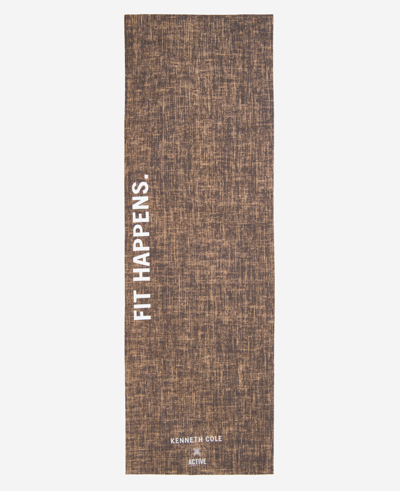 Kenneth Cole Hemp Yoga Mat In Brown