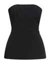 Sartoria Milanese Woman Top Black Size 12 Acrylic, Viscose In Black