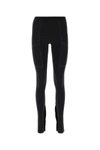 Coperni Stretch-design Slit Leggings In Black