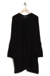 Renee C Oversize Sweater Cardigan In Black