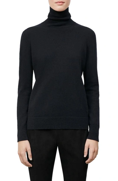 Lafayette 148 Cashmere Turtleneck Jumper In Blue