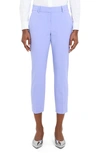 Theory Treeca Wool-blend Cropped Pants In Grotto