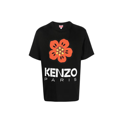 Kenzo Man T-shirt Black Size Xl Cotton
