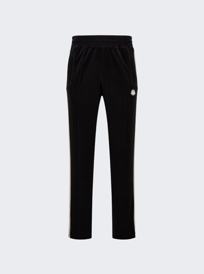 Moncler Chenille Sweatpants Black