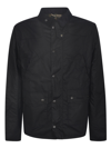 Barbour Reelin Waxed Jacket In Navy